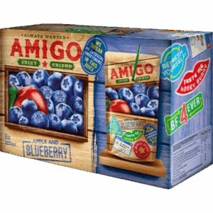 Amigo Apple and Blueberry Juicy Friend 200ml
