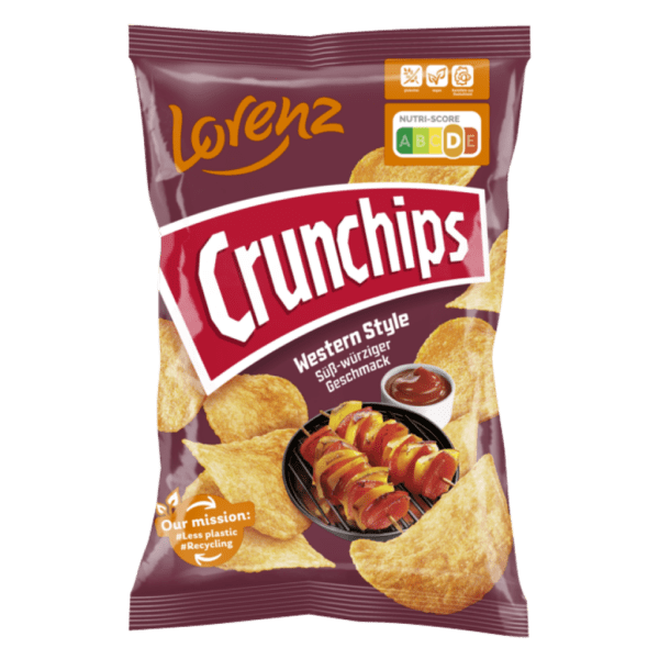 Lorenz Crunchips Western Style 150g