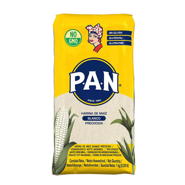 PAN Harina de Maiz Blanco Precocida - Weißes Maismehl 1kg