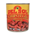 Del Sol - Chipotles Whole Chipotle Peppers in Sauce 198g