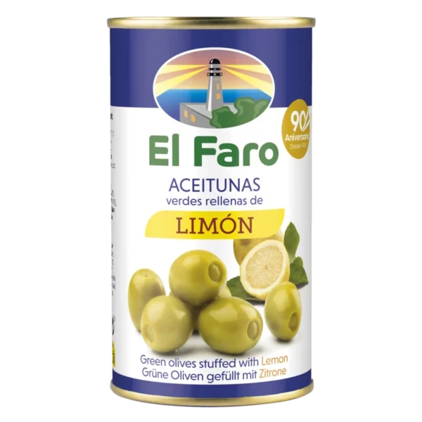 El Faro - Grüne Oliven gefüllt mit Zitrone 350g