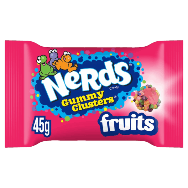 Nerds Gummy Clusters Fruits Candy Bag 45g