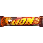 Nestle Lion Knusper-Schokoriegel mit Karamell-Füllung Crispy Waffel 42g