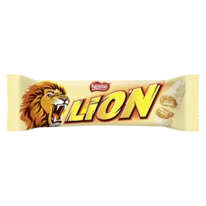 Nestle Lion White Knusper-Riegel Karamell-Füllung und Crispy Waffel 42g