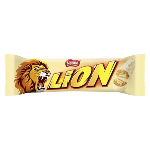 Nestle Lion White Knusper-Riegel Karamell-Füllung und Crispy Waffel 42g