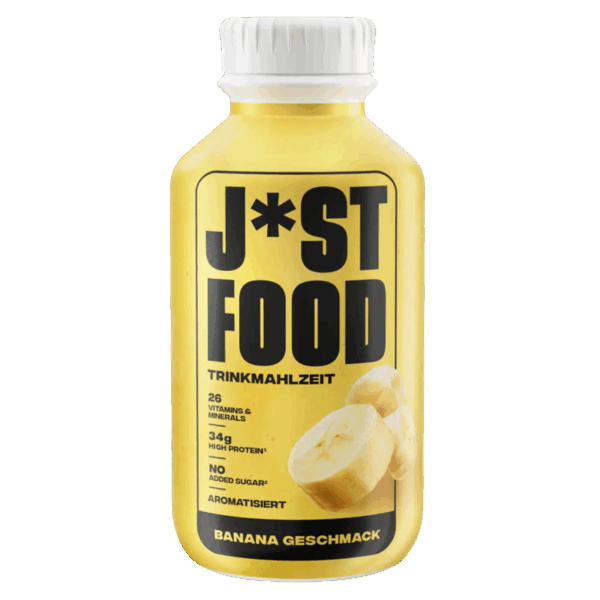 J*st Food Trinkmahlzeit Banana Geschmack 500ml