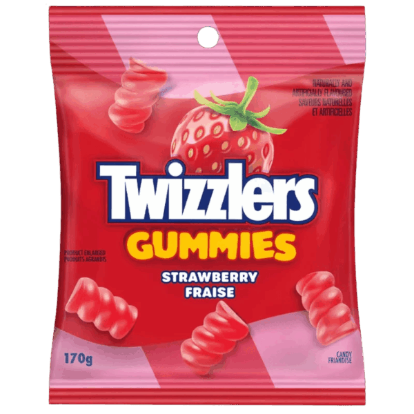 Twizzlers Gummies Strawberry 170g